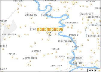 map of Morgan Grove