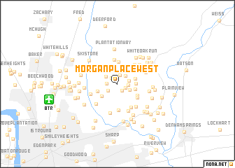 map of Morgan Place West
