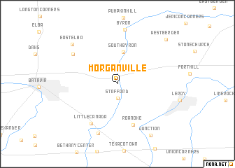 map of Morganville