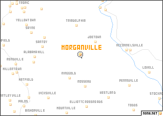 map of Morganville