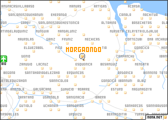 map of Morgaondo