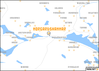 map of Morgårdshammar