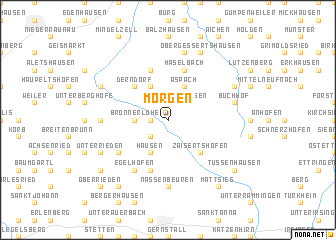 map of Mörgen