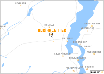 map of Moriah Center
