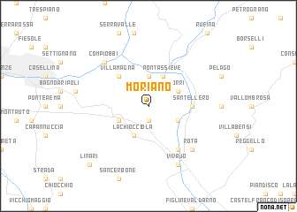 map of Moriano