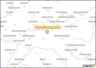 map of Moribadougou