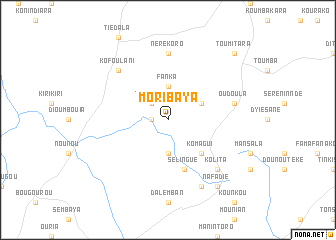map of Moribaya