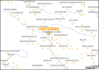map of Morīdābād