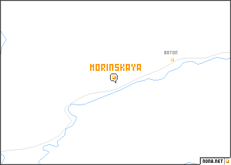map of Morinskaya