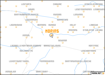 map of Morins