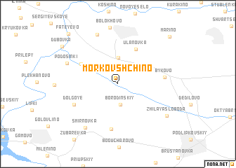 map of Morkovshchino