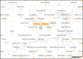 map of Morlange