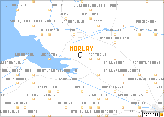 map of Morlay