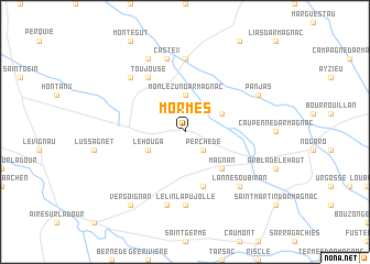 map of Mormès