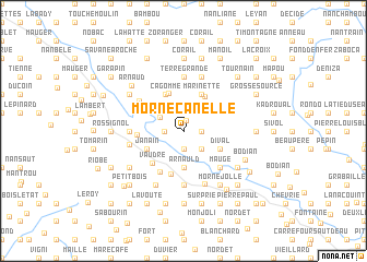 map of Morne Canelle