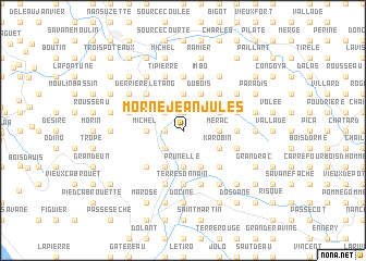 map of Morne Jean Jules