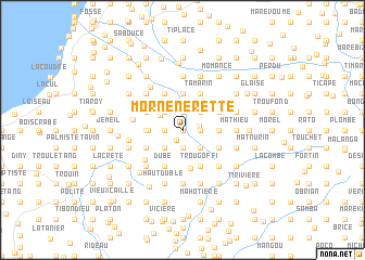 map of Morne Nérette