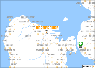 map of Morne Rouge