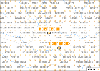 map of Morne Roux