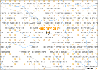 map of Morne Sale