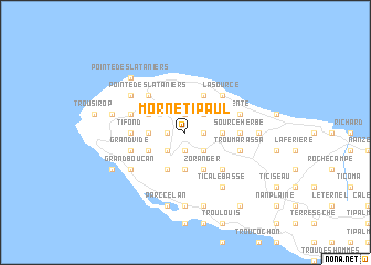 map of Morne Ti Paul