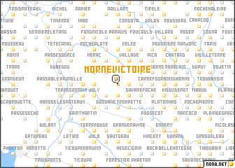 map of Morne Victoire