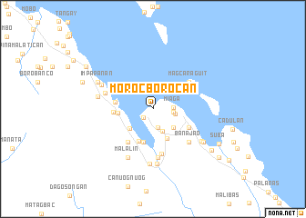 map of Morocborocan