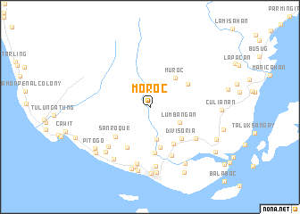 map of Moroc