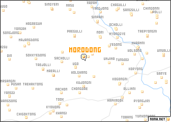 map of Moro-dong