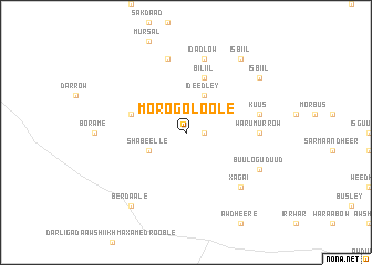 map of Moro Goloole