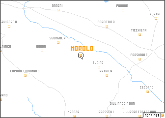 map of Morolo