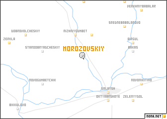 map of Morozovskiy