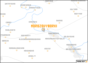 map of Morozovy Borki