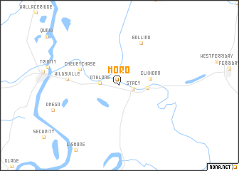 map of Moro