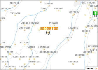 map of Morretón