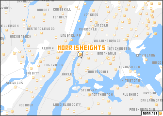 map of Morris Heights