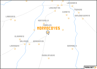 map of Morrocoyes