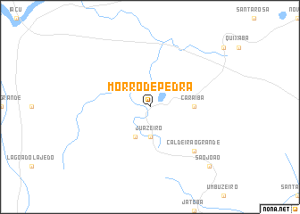 map of Morro de Pedra