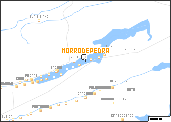 map of Morro de Pedra