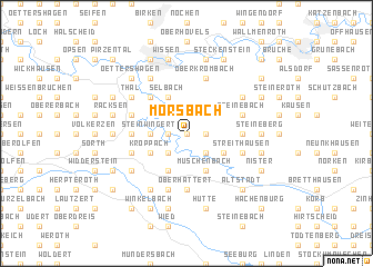 map of Mörsbach