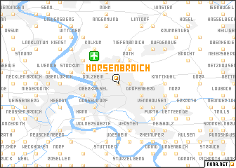 map of Mörsenbroich
