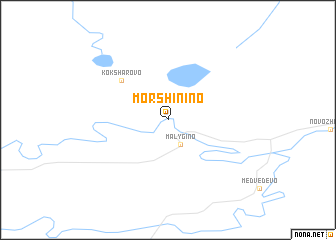 map of Morshinino