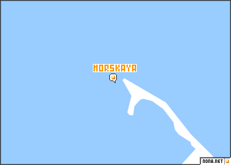 map of Morskaya