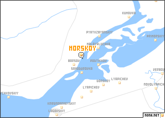 map of Morskoy