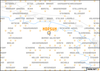 map of Morsum