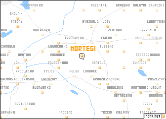 map of Mortęgi