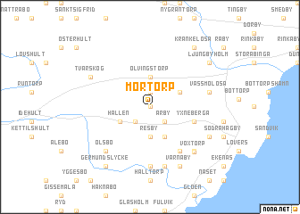 map of Mortorp