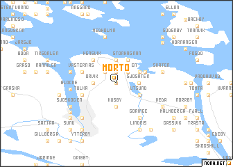 map of Mörtö