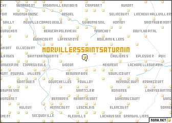 map of Morvillers-Saint-Saturnin