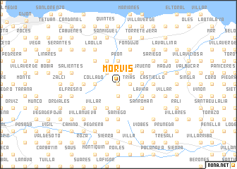 map of Morvís